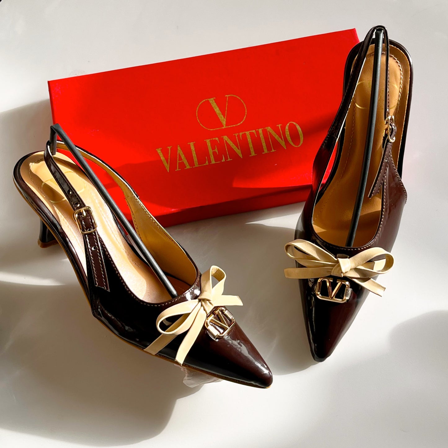 Ruby Bow Slingback