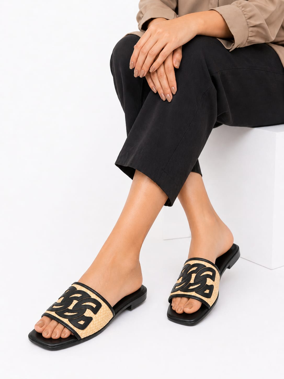Casadei Slides Black