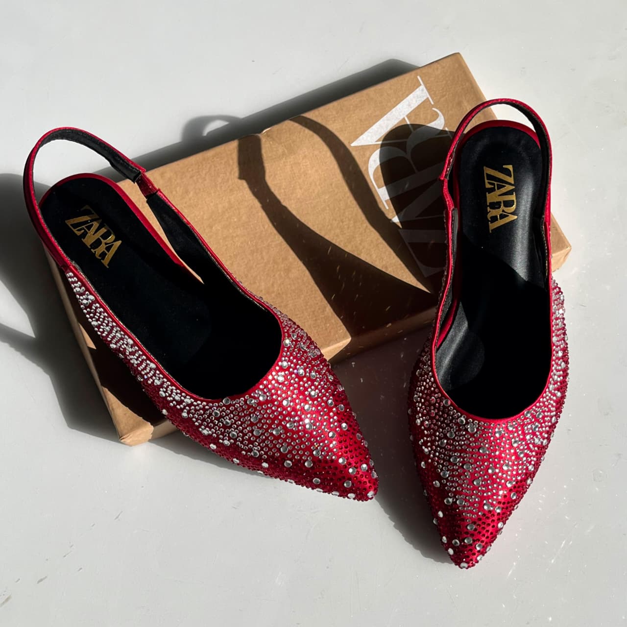 Glam Slingback Flats