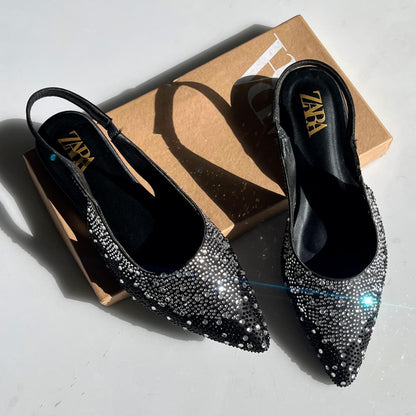 Glam Slingback Flats