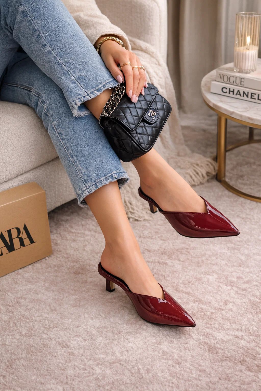 Z-R Toe Pointed Heel