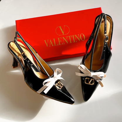 Ruby Bow Slingback