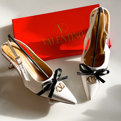 Ruby Bow Slingback