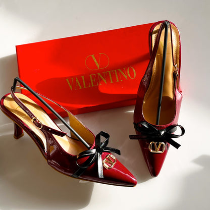 Ruby Bow Slingback