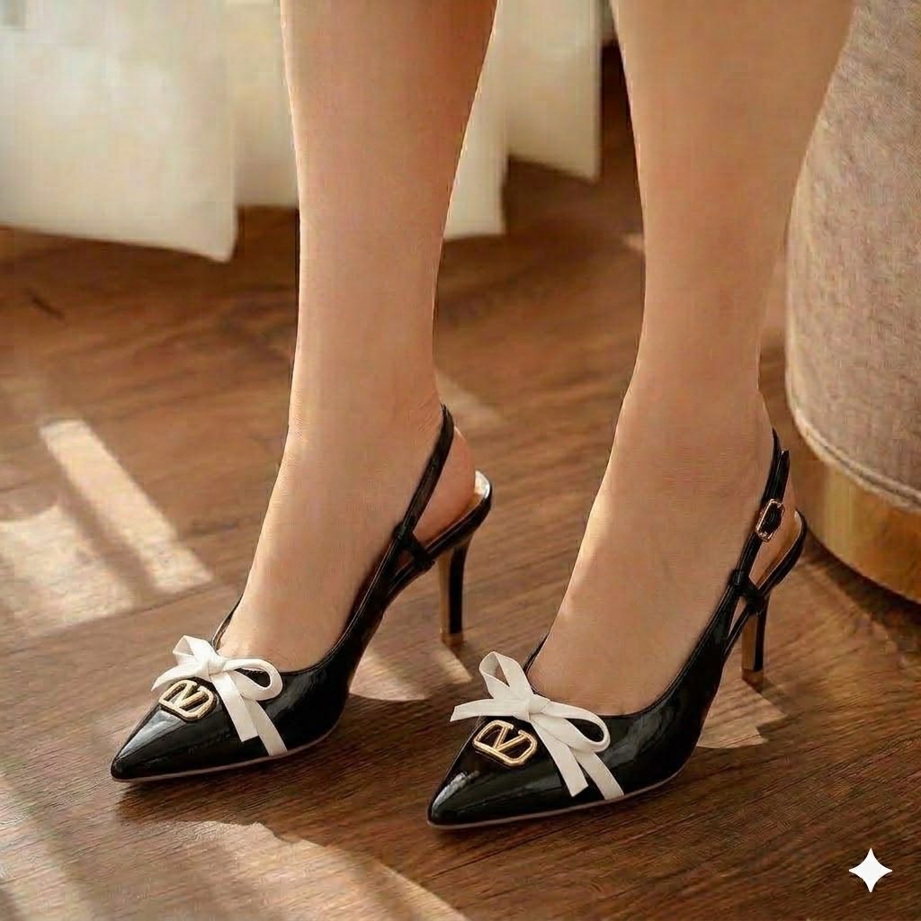 Ruby Bow Slingback