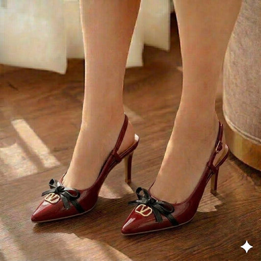Ruby Bow Slingback