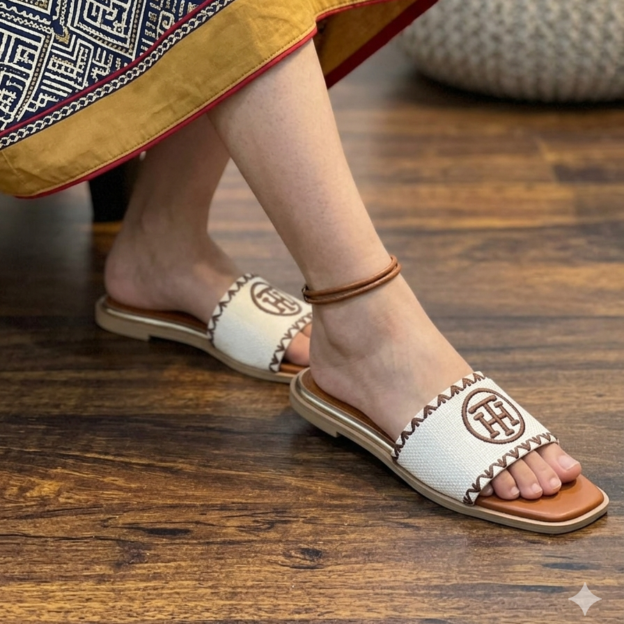 TH Embroided Flats